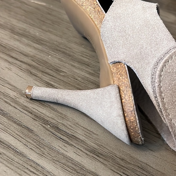 PEDRO GARCIA GRAY SUEDE HEELS 38= 8 US - Picture 11 of 17